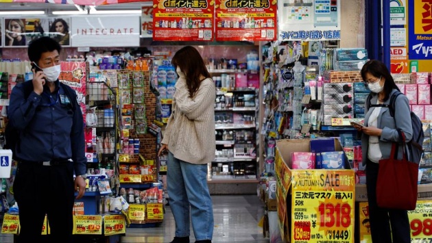 ارتفاع مبيعات التجزئة في اليابان 3 % الشهر الماضي