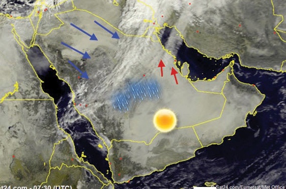 فرص الأمطار تتحسن في بعض مناطق السعودية الثلاثاء المقبل