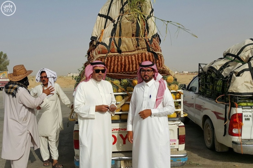 مزارعو وداي الدواسر يشرعون في جني محصول فاكهة الشمام