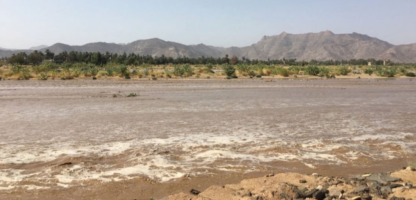 هطول أمطار على نجران و«رجال ألمع»