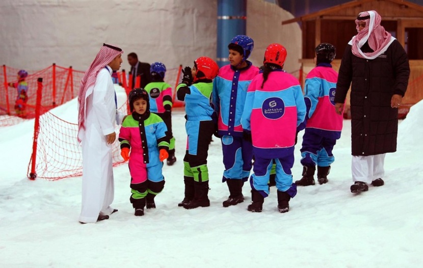 "مدينة الثلج" في الرياض