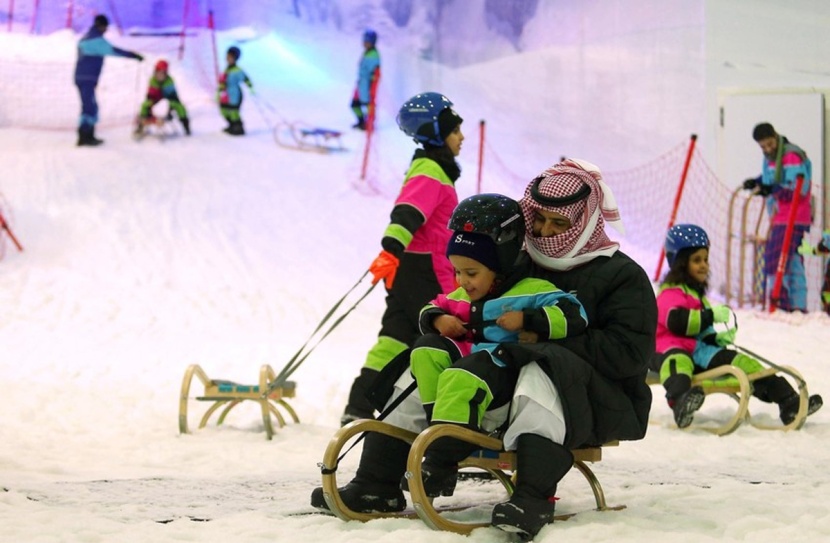 "مدينة الثلج" في الرياض