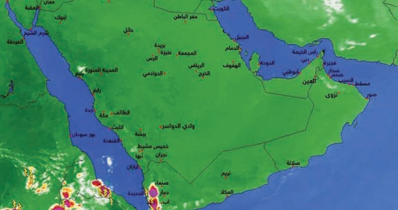 رياح مثيرة للغبار على وسط السعودية..واستمرار الطقس المستقر حتى نهاية الشهر