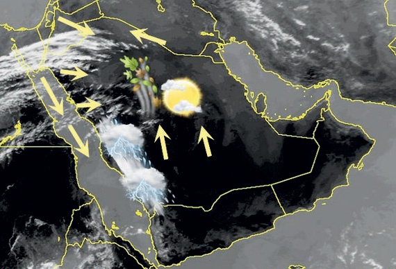 تقلبات جوية وأمطار ورياح نشطة على بعض المناطق خلال الأسبوع
