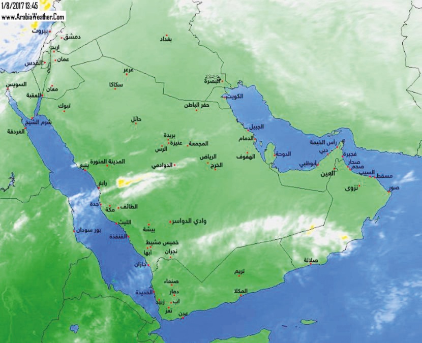 طقس مستقر في معظم المناطق .. ودرجات حرارة فوق المعدلات الطبيعية