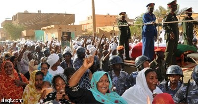 تشييع جثمان الرئيس السوداني الأسبق جعفر النميري في ام درمان