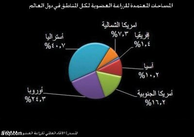 50 مليار دولار حجم تداولات المنتجات الزراعية العضوية في الأسواق العالمية