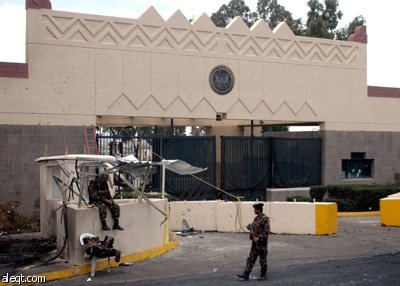 إغلاق سفارتي أمريكا وبريطانيا في صنعاء بسبب تهديدات القاعدة