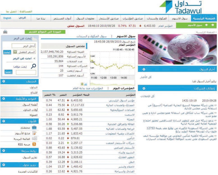 «تداول» تضيف لتطورات السوق المالية السعودية موقعا إلكترونيا بهوية جديدة