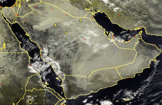 استمرار التذبذب الطفيف في الحرارة  بين الصعود والهبوط على مستوى السعودية