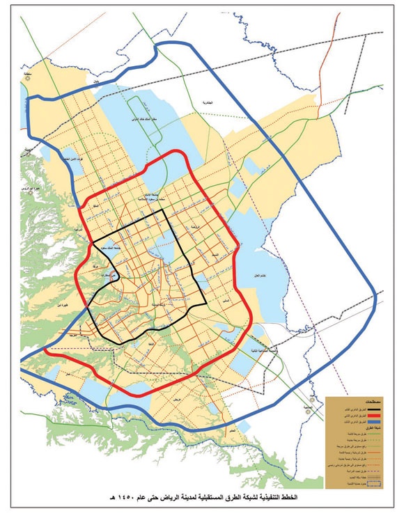 أولوية لمشاريع الطرق الدائرية الجديدة في الرياض