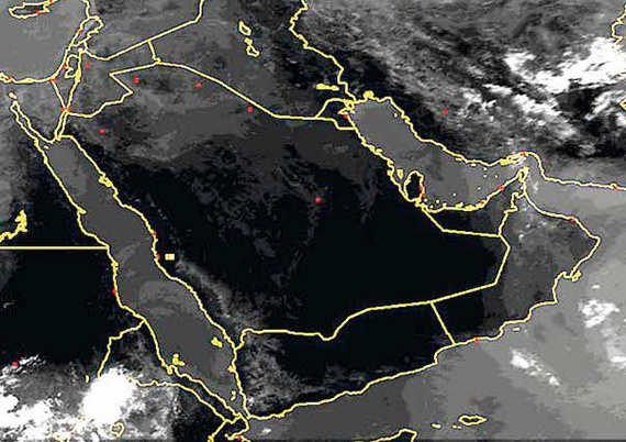 ارتفاع الحرارة في الوسطى وانخفاضها غرب السعودية وشمالها