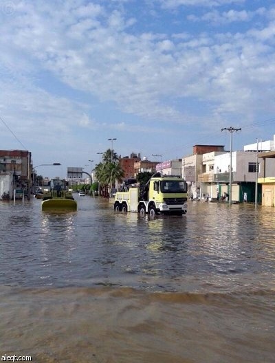 الدفاع المدني : لم تسجل أي إصابات أو بلاغات عن مفقودين بعد هطول الأمطار الغزيرة اليوم