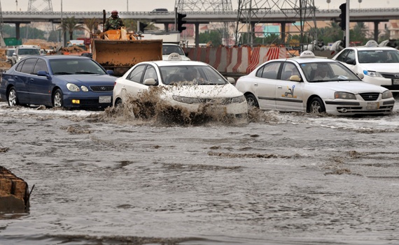 قصة مصورة : أمطار الرياض