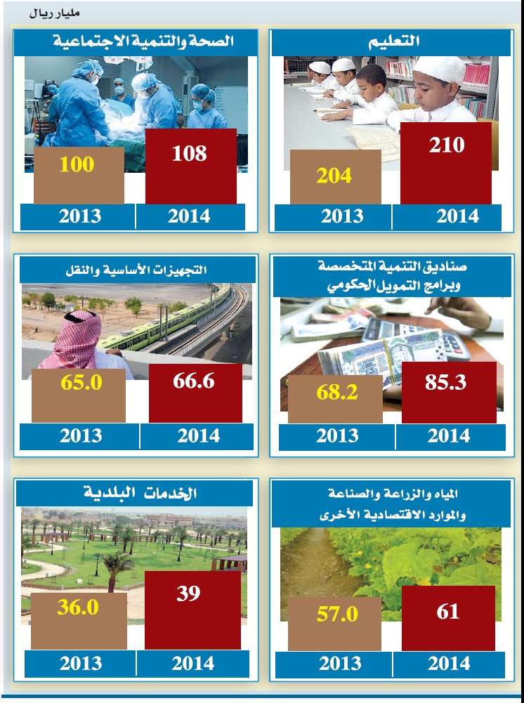 الإيرادات والمصروفات الفعلية (2004 - 2013 )