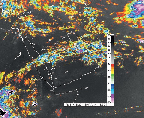 تقلبات جوية «قوية» على السعودية أواخر أبريل