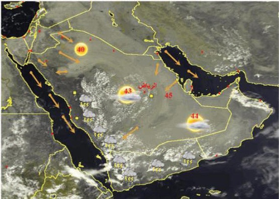 فرص لاستمرار هطول الأمطار على المرتفعات السعودية اليوم وغدا