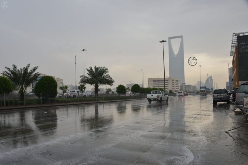 أمطار على مدينة الرياض