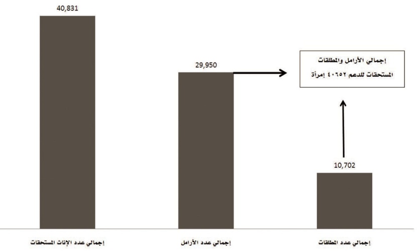 99.6 % من مستفيدات الدعم السكني
أرامل ومطلقات