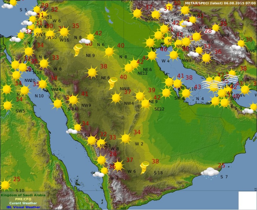 حالة الطقس المتوقعة اليوم الجمعة