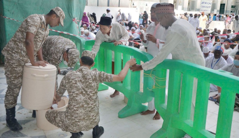 «الأمن الدبلوماسي»: انسياب في حركة ضيوف الرحمن.. ورجال الأمن يسيرون الحشود بكل اقتدار