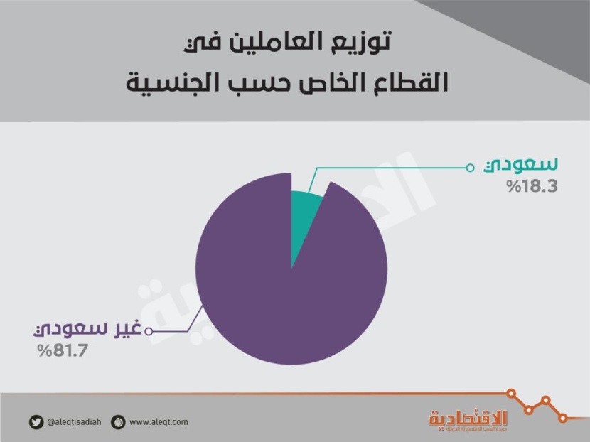 راتب السعودي ضعف الأجنبي في القطاعين "الخاص" و"العائلي"