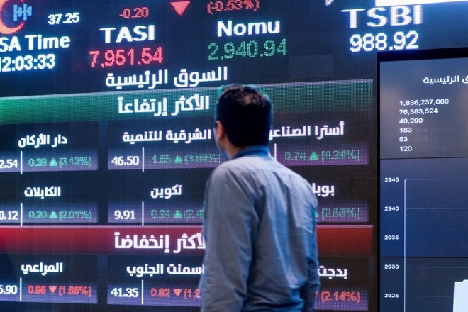 564.8 مليون ريال صافي مشتريات الأجانب المؤهلين في الأسهم السعودية بنهاية الأسبوع الماضي