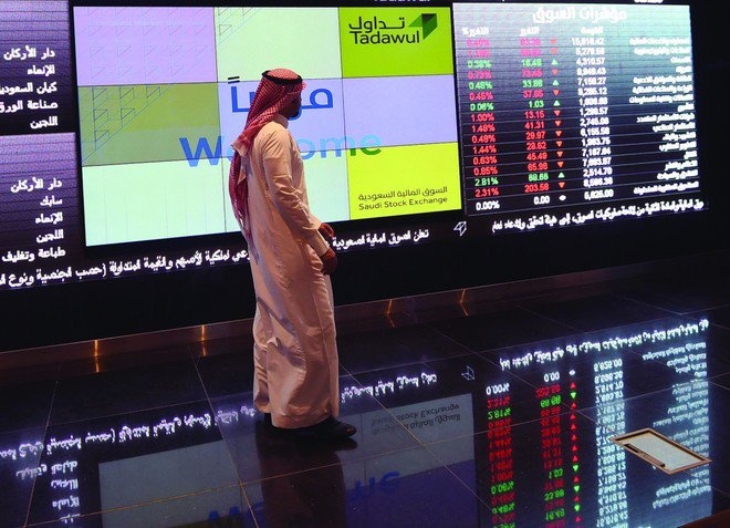 الأسهم السعودية تغلق على ارتفاع 14 نقطة والسيولة عند 2.6 مليار