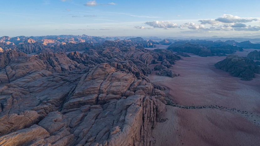  جمال الطبيعة في صحراء بجده غرب تبوك.