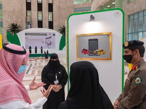 جامعة المجمعة تطلق مبادرة الفنون التشكيلية لتعزيز أهمية السلامة المرورية وتوقع مذكرة تفاهم مع جسفت