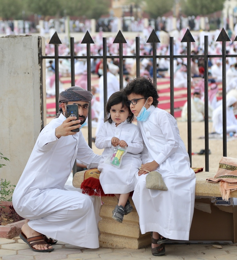 صور من صلاة العيد في الرياض